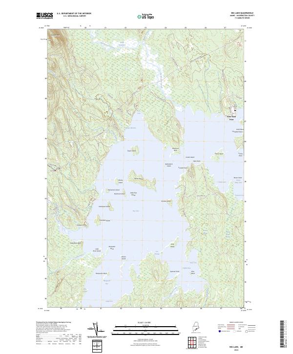 Big Lake topographic map thumbnail
