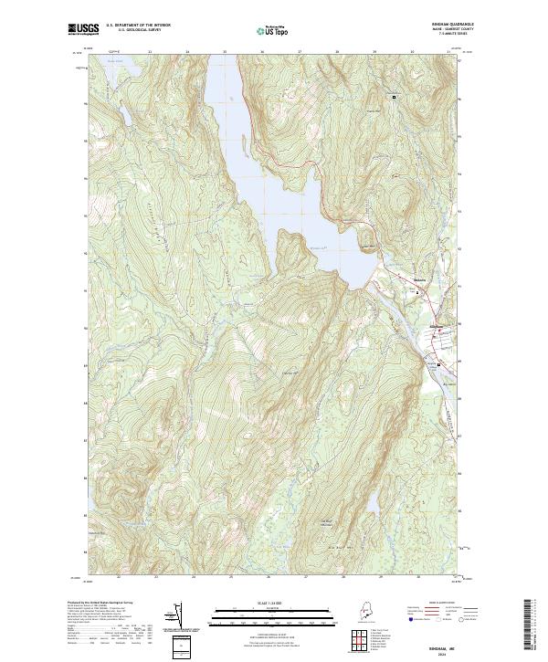 Bingham topographic map thumbnail