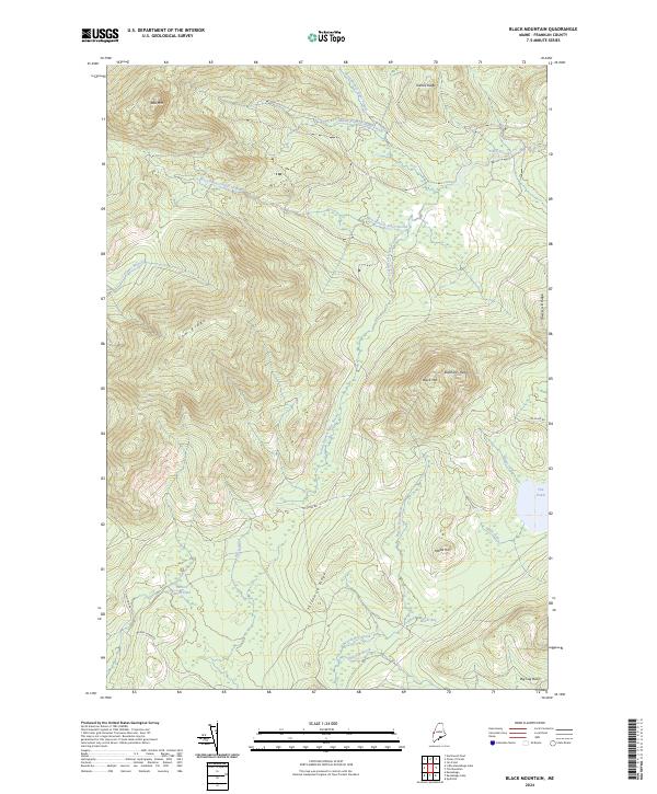 Black Mountain topographic map thumbnail
