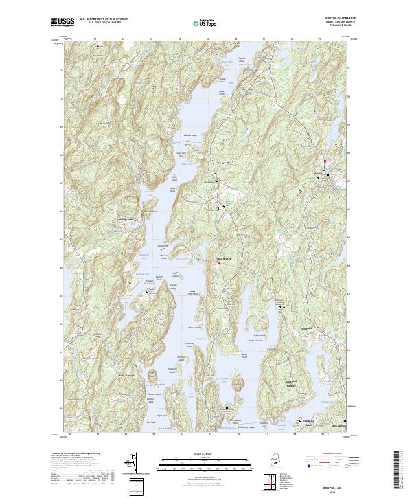 Bristol topographic map thumbnail