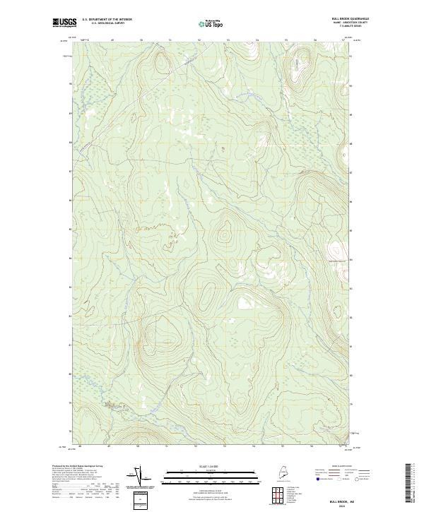Bull Brook topographic map thumbnail