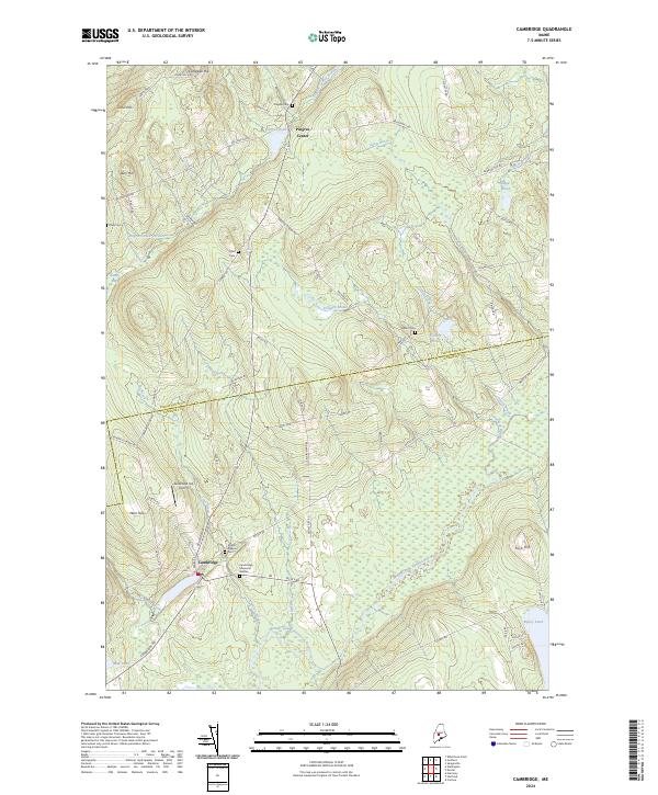Cambridge topographic map thumbnail