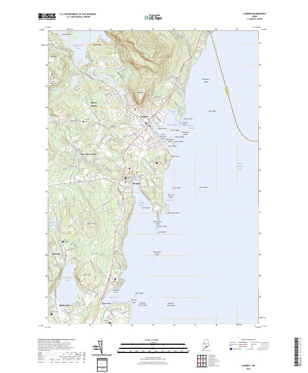 Camden topographic map thumbnail