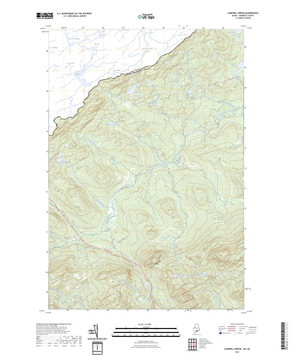 Campbell Brook topographic map thumbnail