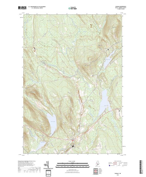 Canaan topographic map thumbnail