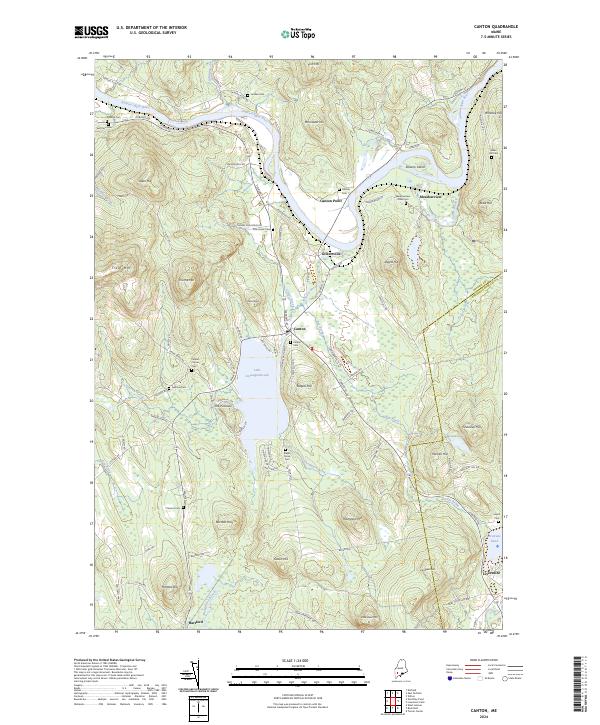 Canton topographic map thumbnail