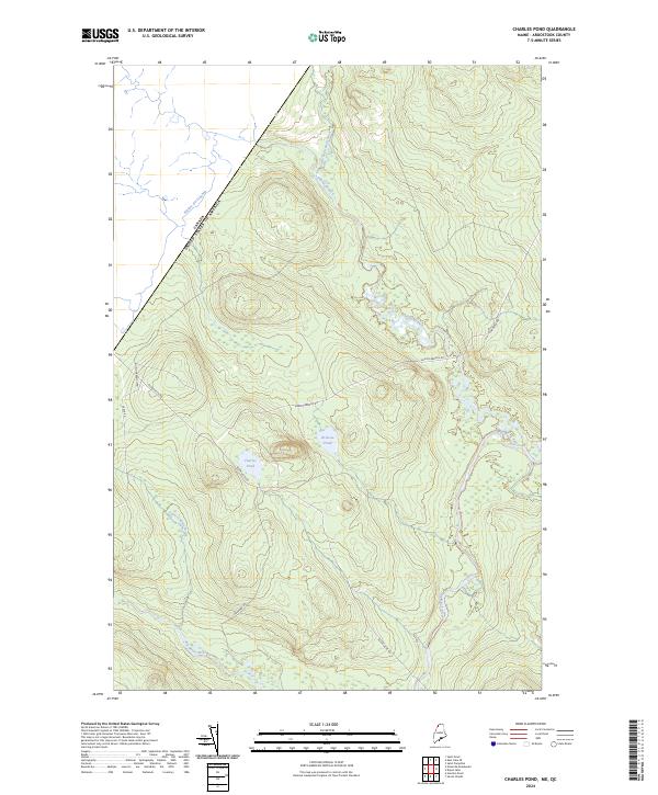 Charles Pond topographic map thumbnail