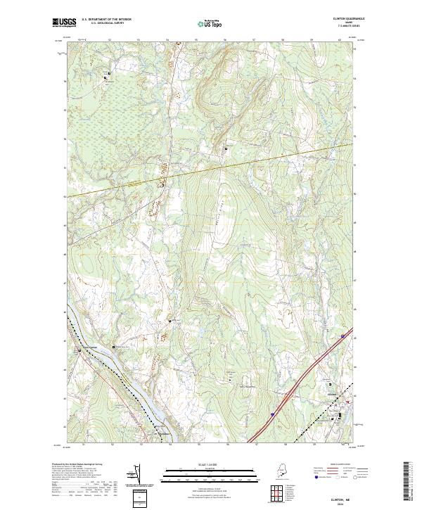 Clinton topographic map thumbnail