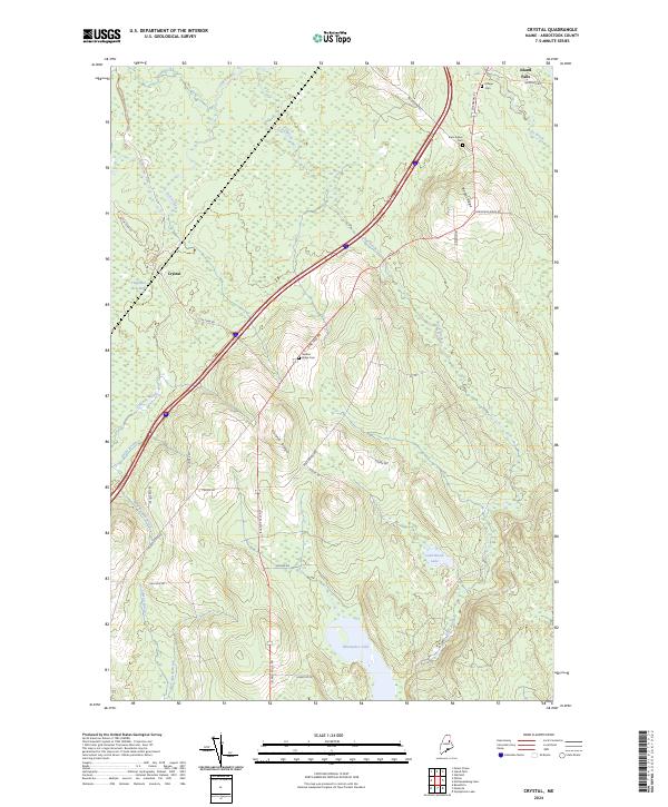 Crystal topographic map thumbnail