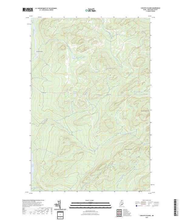 Cunliffe Islands topographic map thumbnail