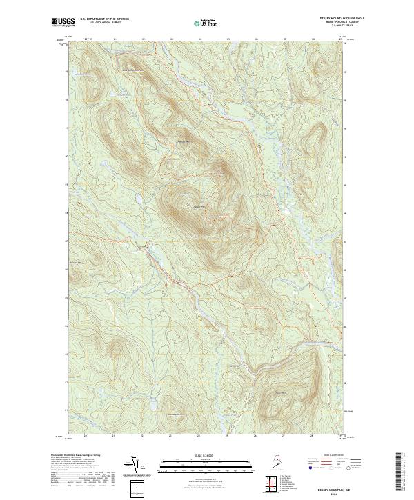 Deasey Mountain topographic map thumbnail