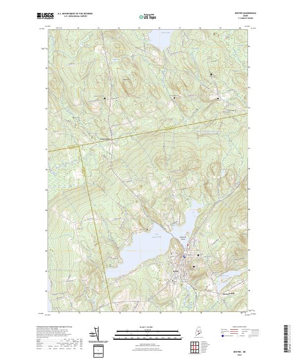 Dexter topographic map thumbnail