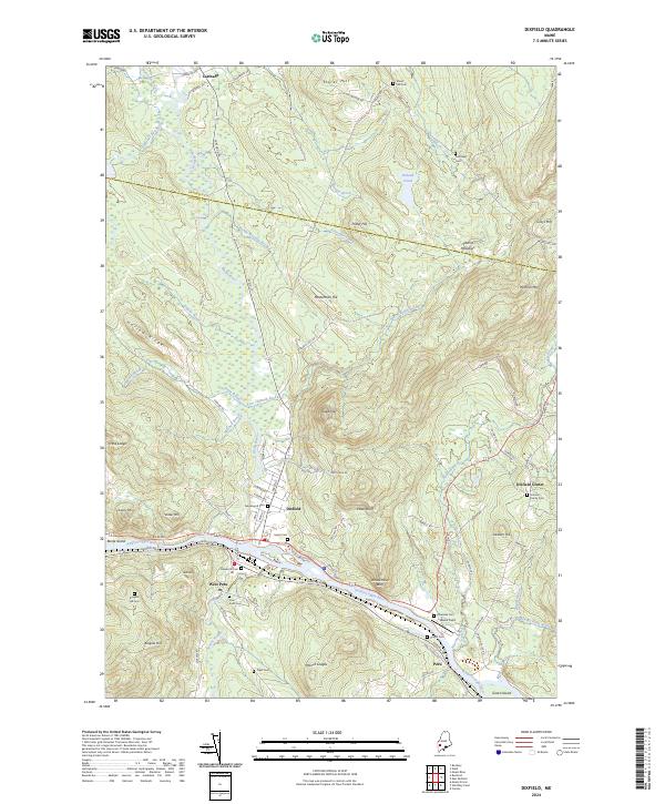 Dixfield topographic map thumbnail