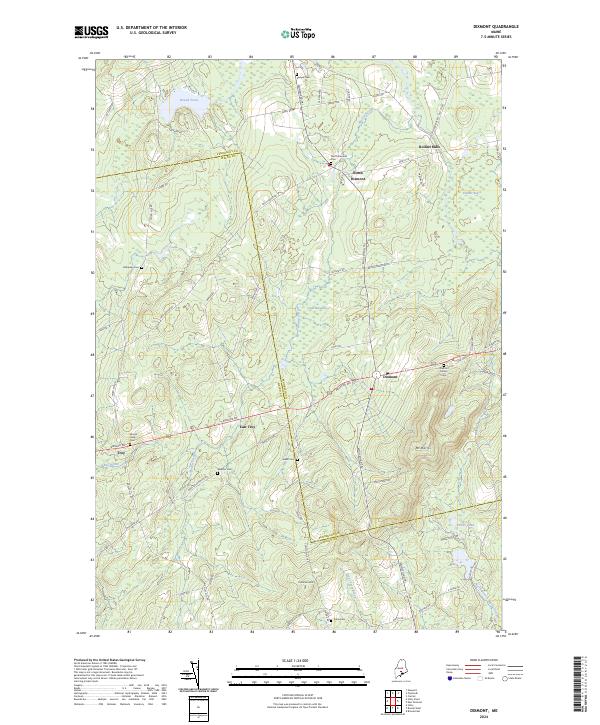 Dixmont topographic map thumbnail
