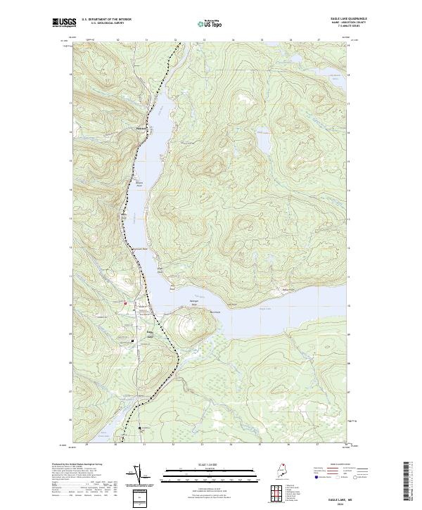 Eagle Lake topographic map thumbnail