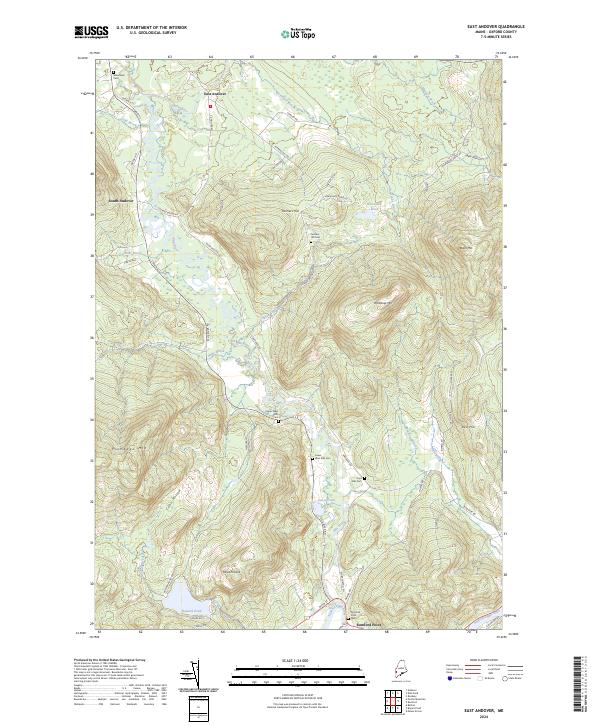 East Andover topographic map thumbnail