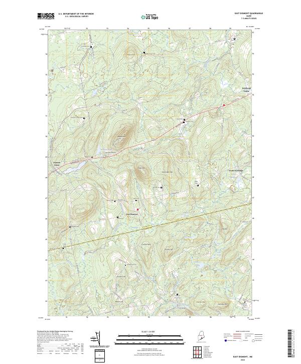 East Dixmont topographic map thumbnail