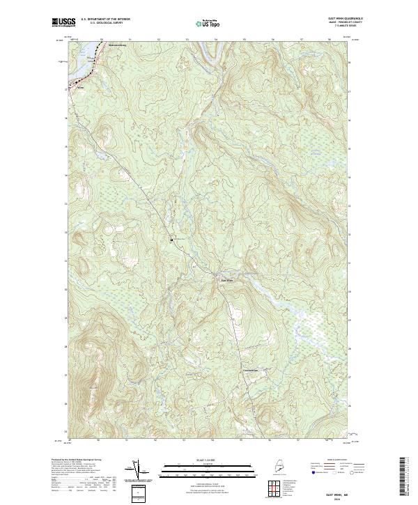 East Winn topographic map thumbnail
