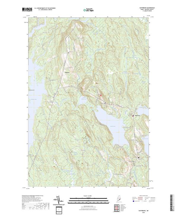 Eastbrook topographic map thumbnail