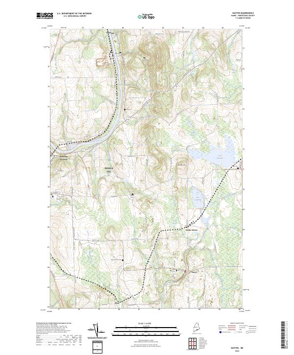 Easton topographic map thumbnail