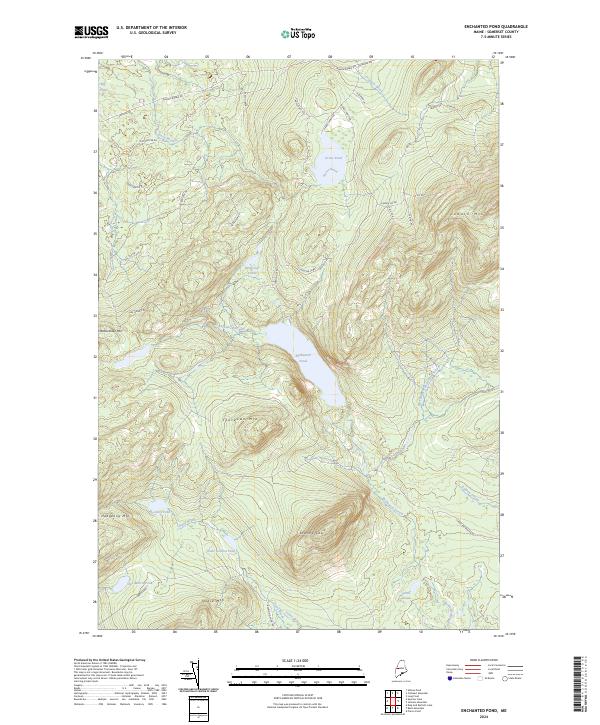 Enchanted Pond topographic map thumbnail