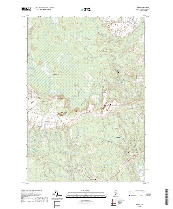 Epping topographic map thumbnail