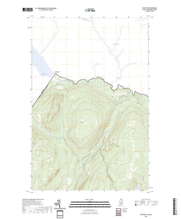 Estcourt topographic map thumbnail