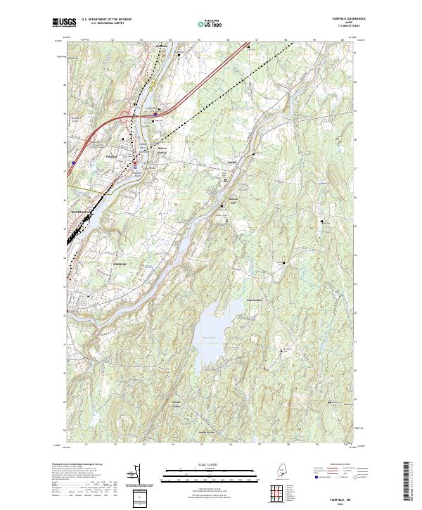 Fairfield topographic map thumbnail