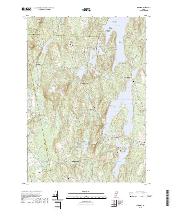 Fayette topographic map thumbnail