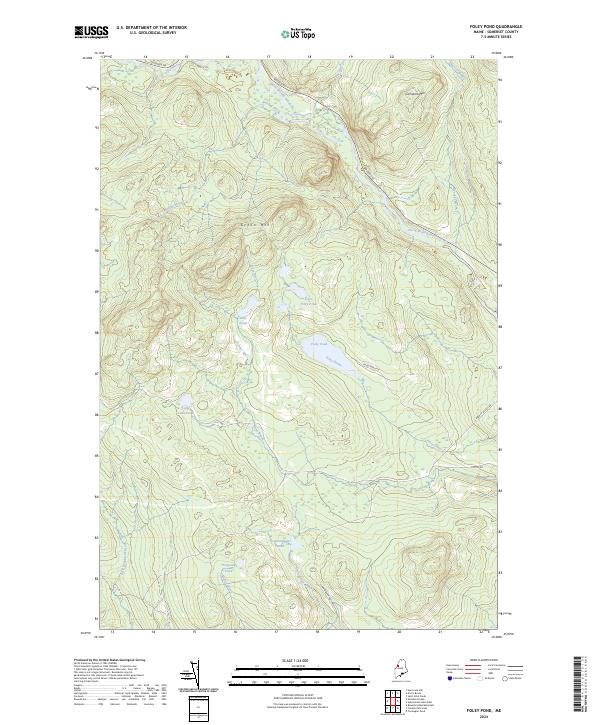 Foley Pond topographic map thumbnail