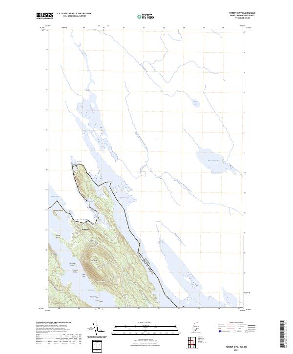 Forest City topographic map thumbnail