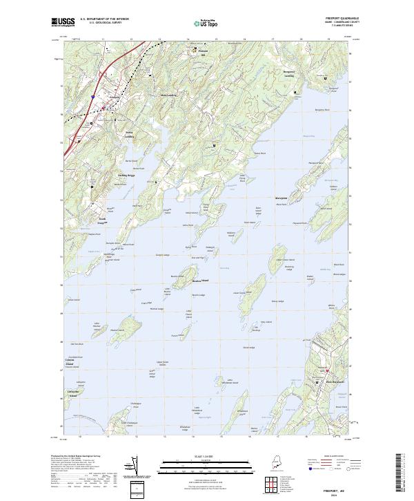 Freeport topographic map thumbnail