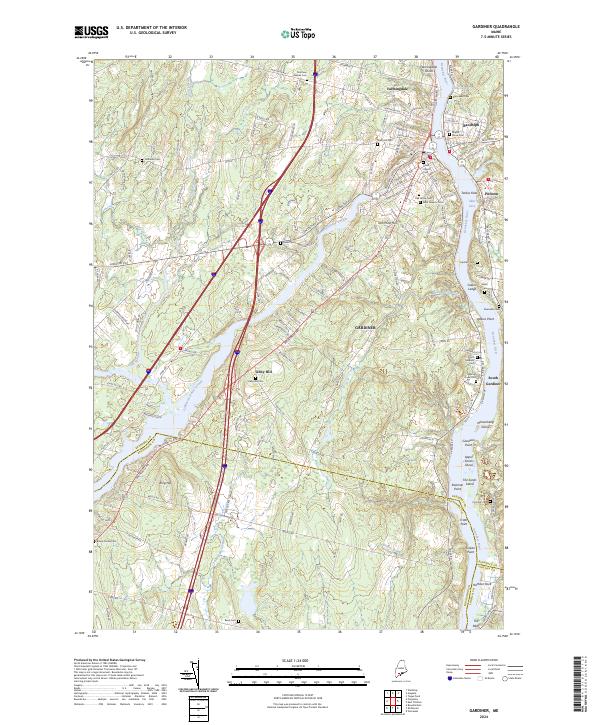 Gardiner topographic map thumbnail