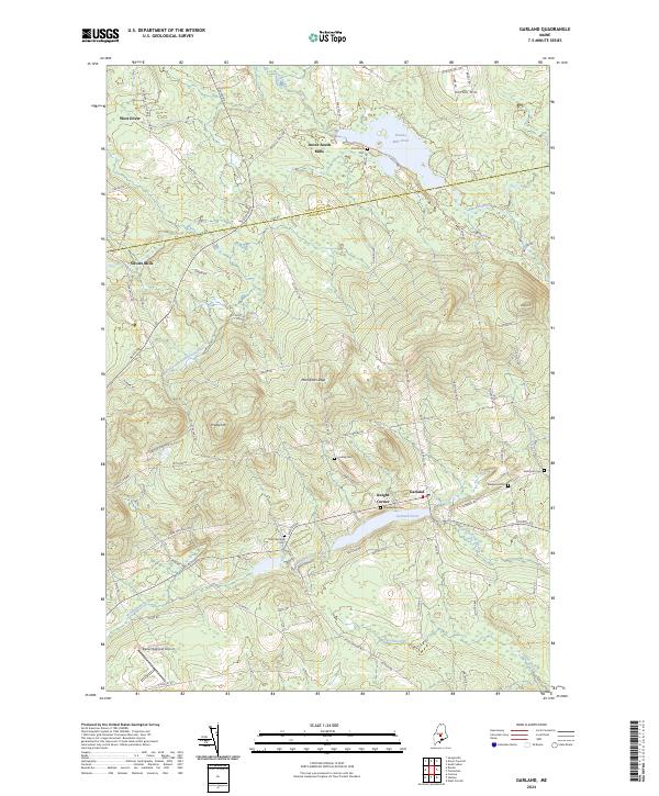 Garland topographic map thumbnail