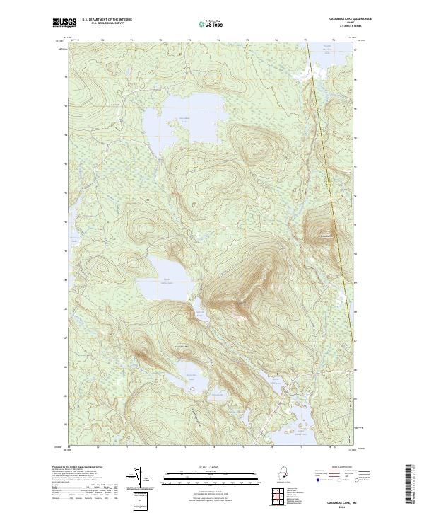 Gassabias Lake topographic map thumbnail