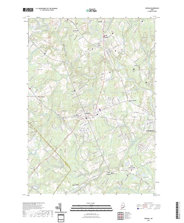 Gorham topographic map thumbnail