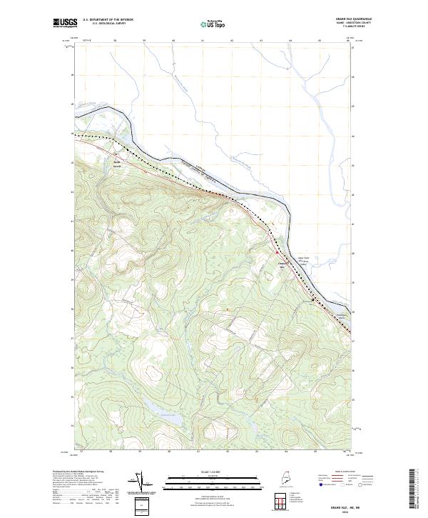 Grand Isle topographic map thumbnail