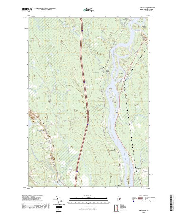 Greenbush 2023 topographic map thumbnail