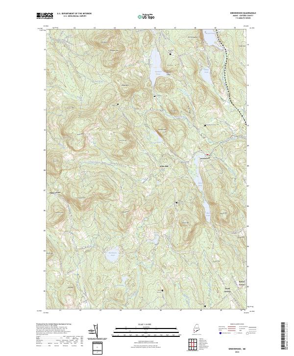 Greenwood topographic map thumbnail