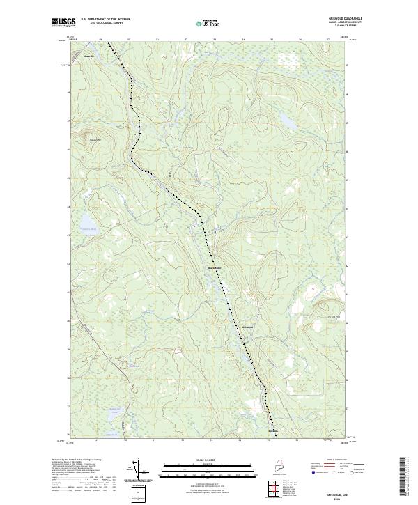 Griswold topographic map thumbnail