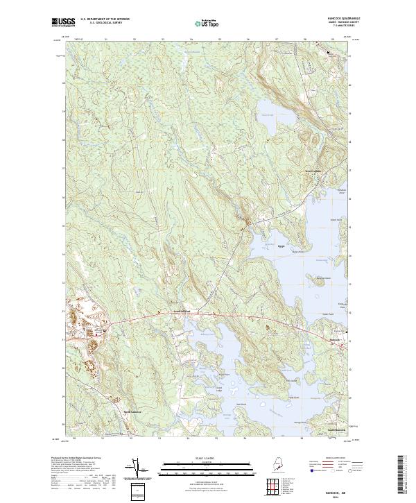 Hancock topographic map thumbnail