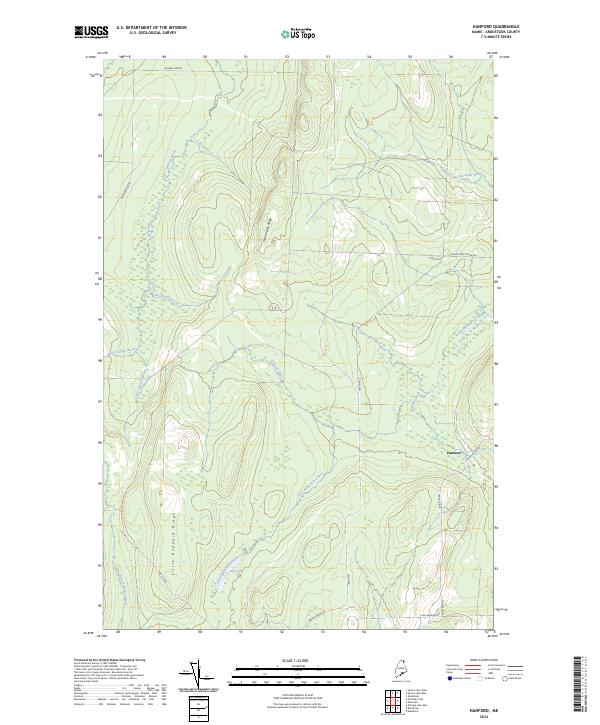 Hanford topographic map thumbnail
