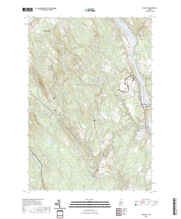 Hinckley topographic map thumbnail