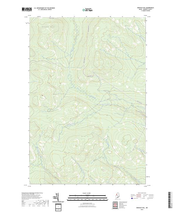Hinckley Hill topographic map thumbnail