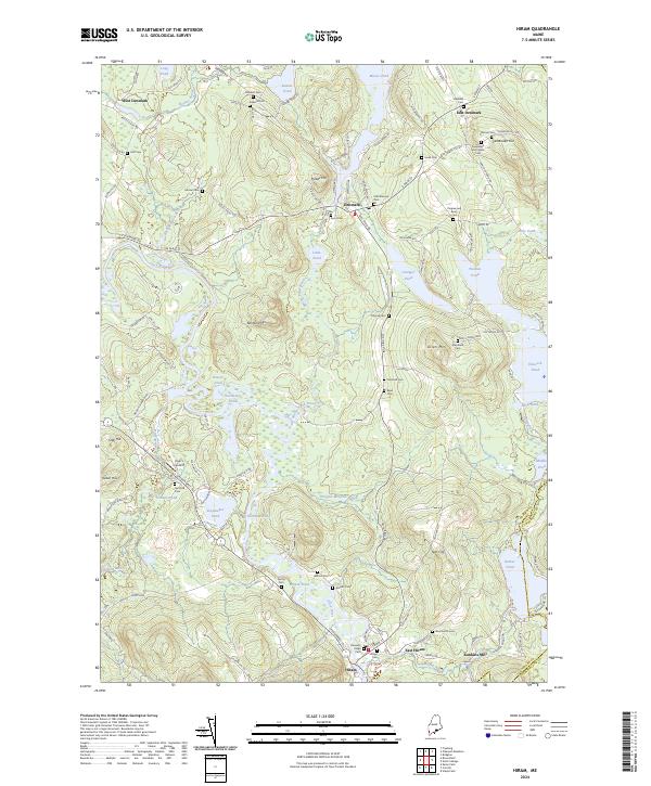 Hiram topographic map thumbnail