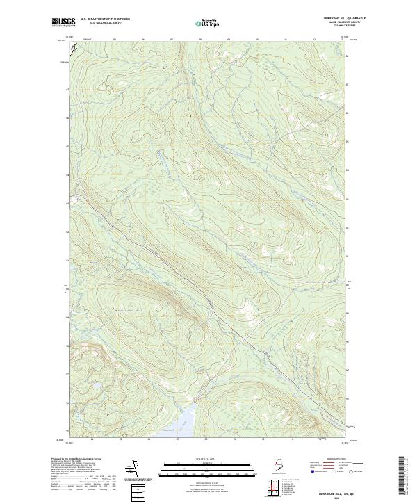 Hurricane Hill topographic map thumbnail