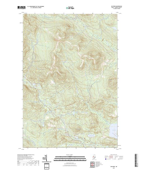 Jim Pond topographic map thumbnail