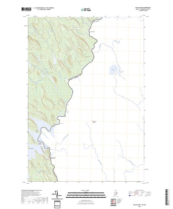 Kelleyland topographic map thumbnail