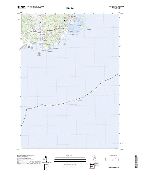 Kennebunkport topographic map thumbnail