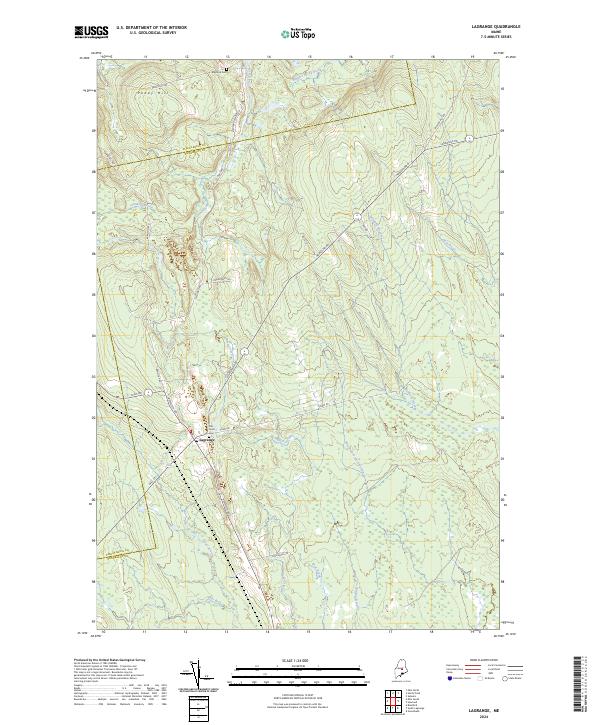 Lagrange topographic map thumbnail